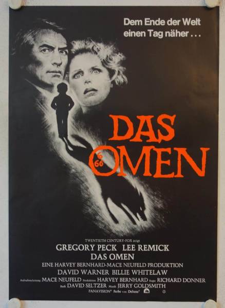 Das Omen originales deutsches Filmplakat